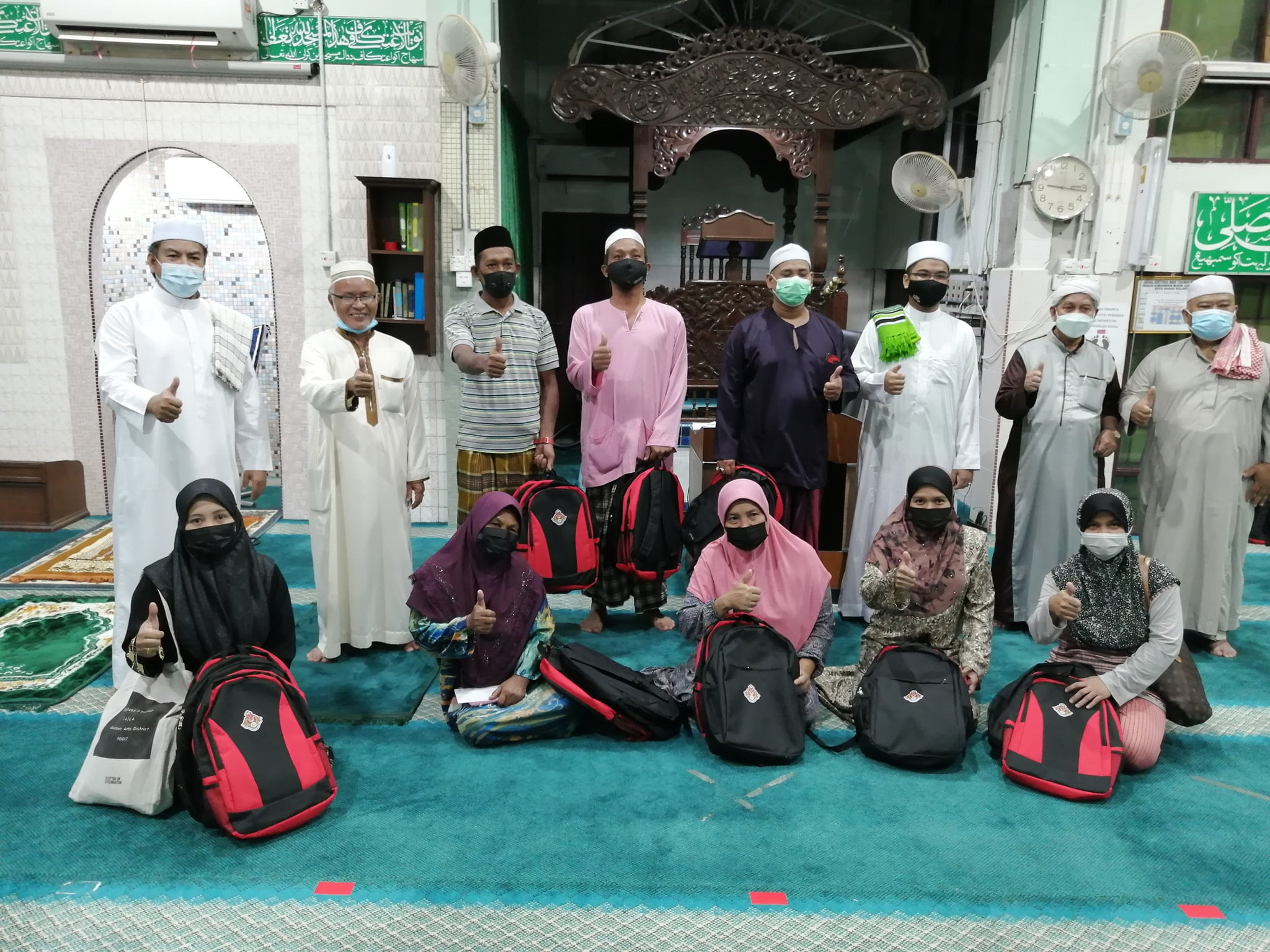 masjid jambu merah bantuan sekolah 1